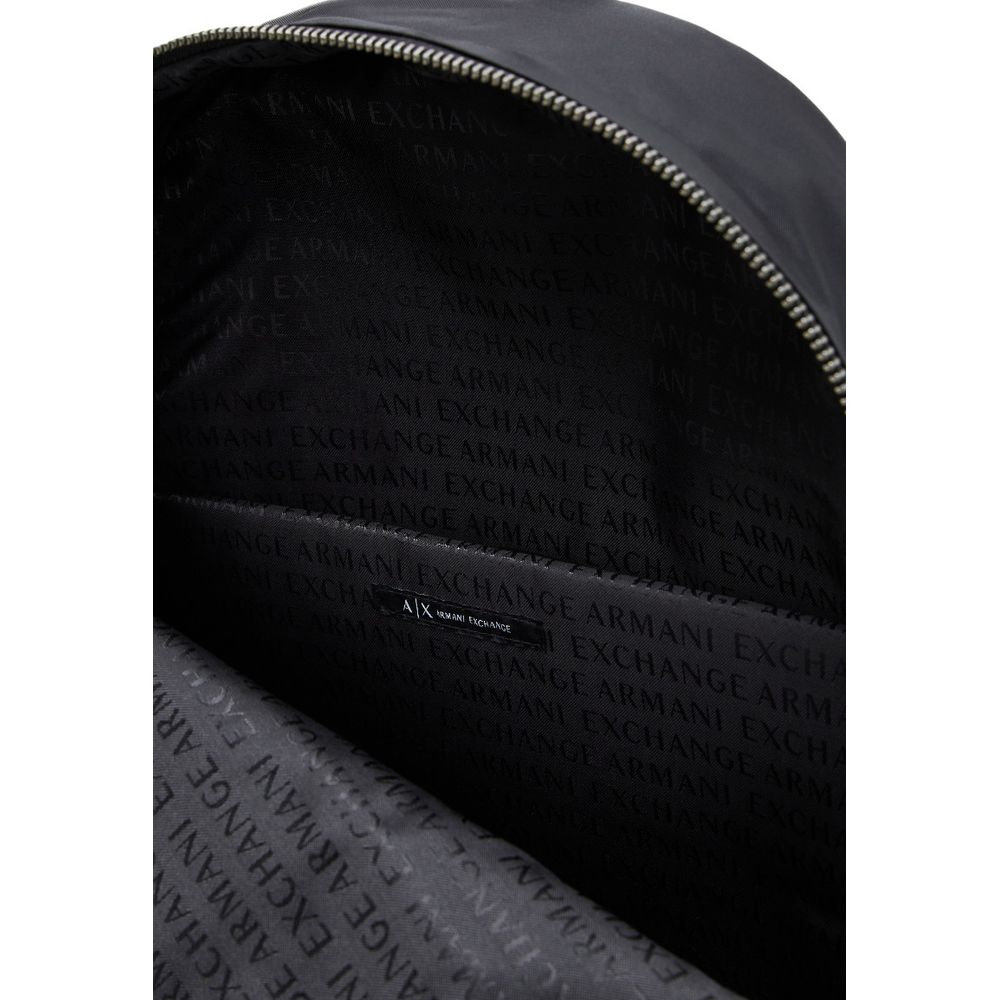Armani Exchange Black Polyamide Backpack