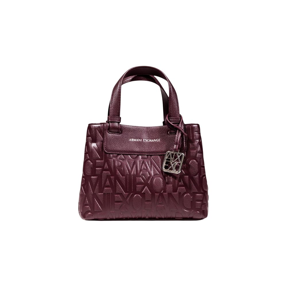 Armani Exchange Bordeaux Polyester Handbag