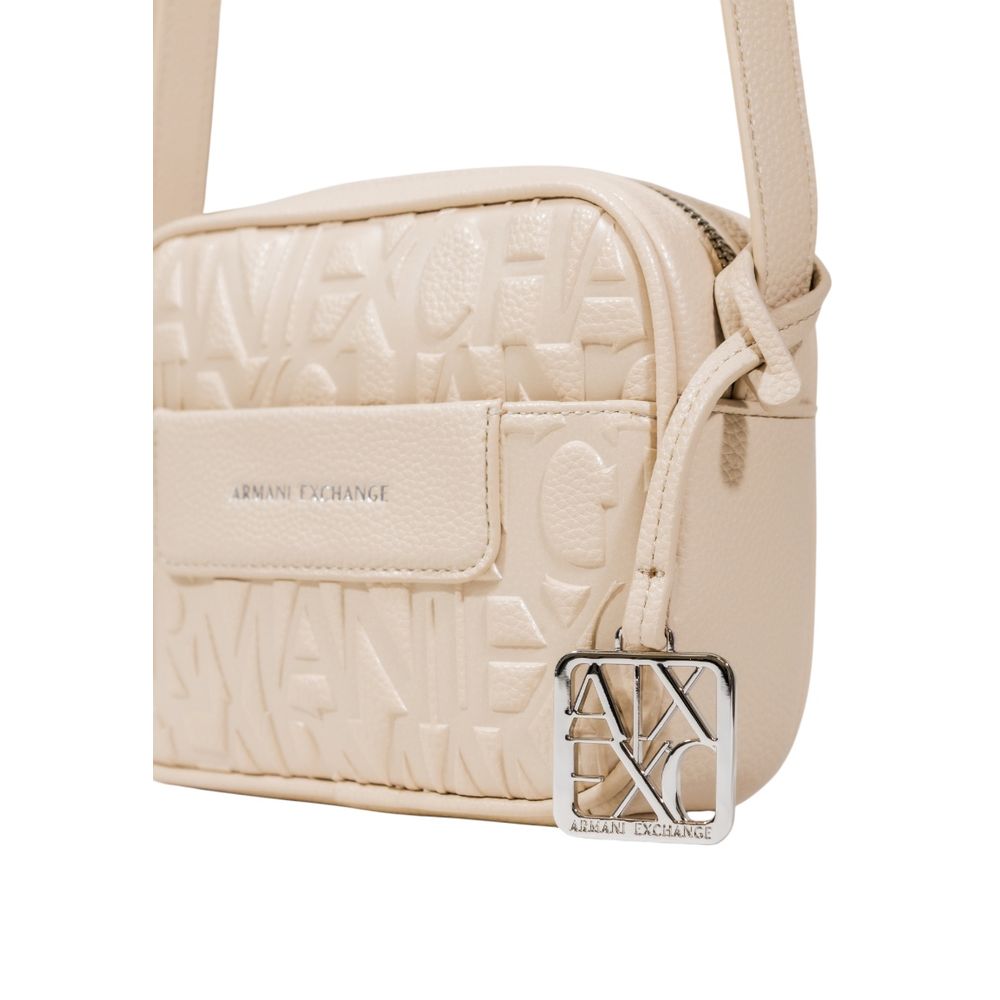 Armani Exchange Beige Polyester Handbag