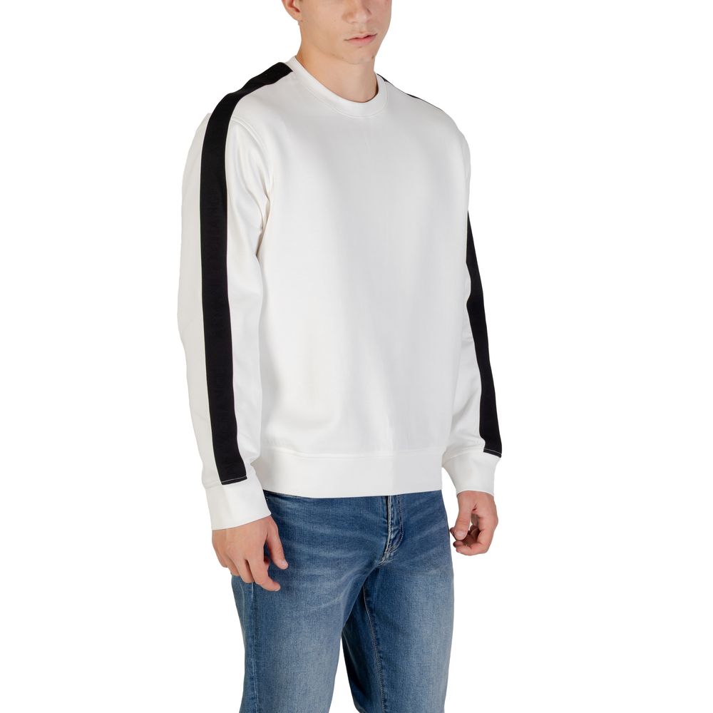 Armani Exchange Cream Cotton Sweatshirt