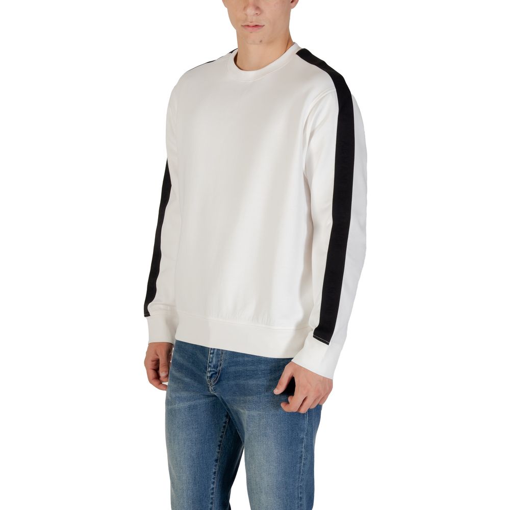 Armani Exchange Cream Cotton Sweatshirt