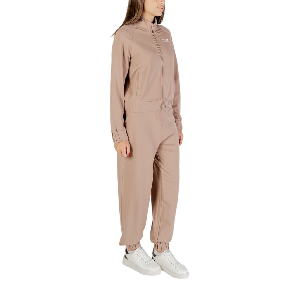 EA7 Emporio Armani Brown Cotton Tracksuit