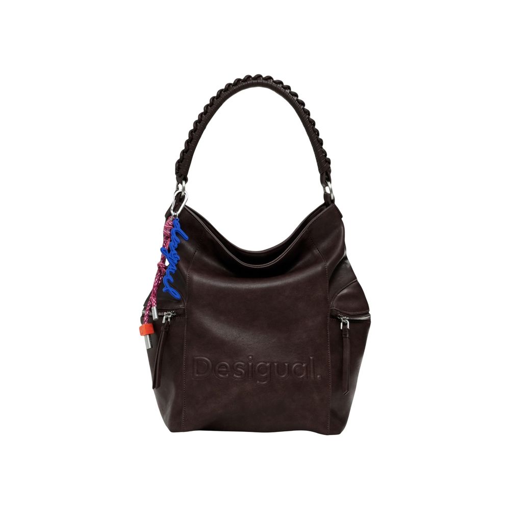 Desigual Brown Polyethylene Backpack