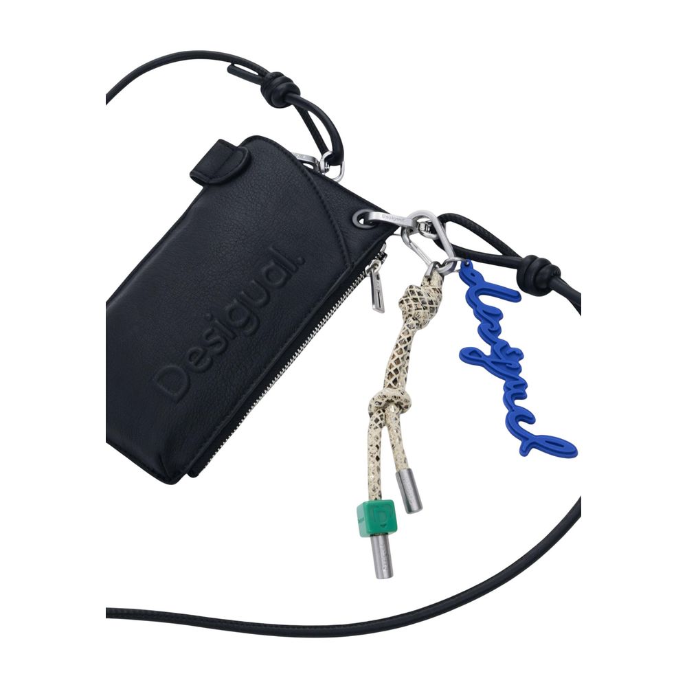 Desigual Black Polyethylene Wallet