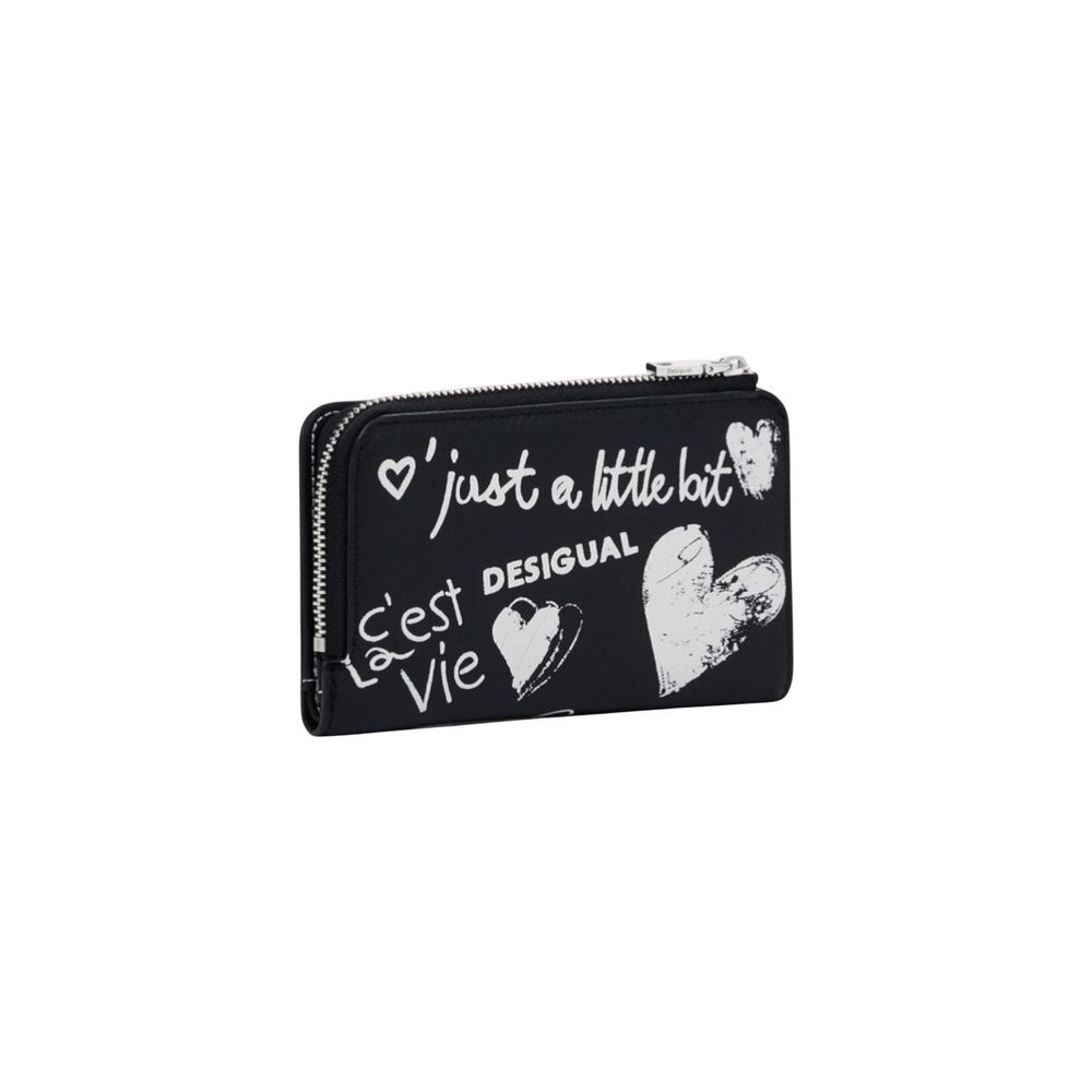 Desigual Black Polyethylene Wallet