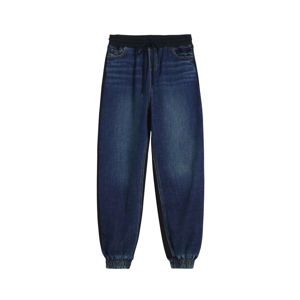 Desigual Blue Cotton Joggers (Workout Pants)