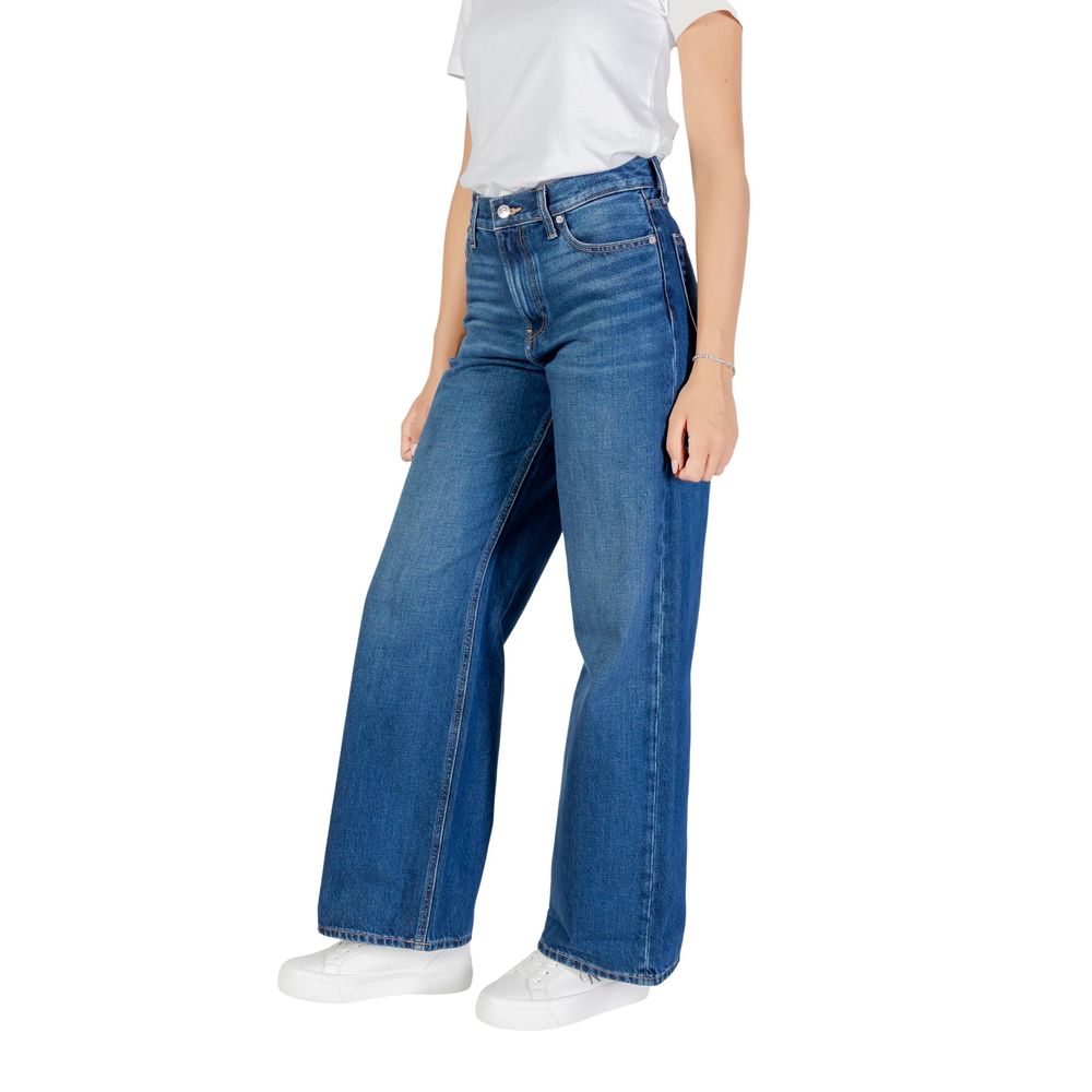 Calvin Klein Jeans Blue Cotton Boyfriend Jeans