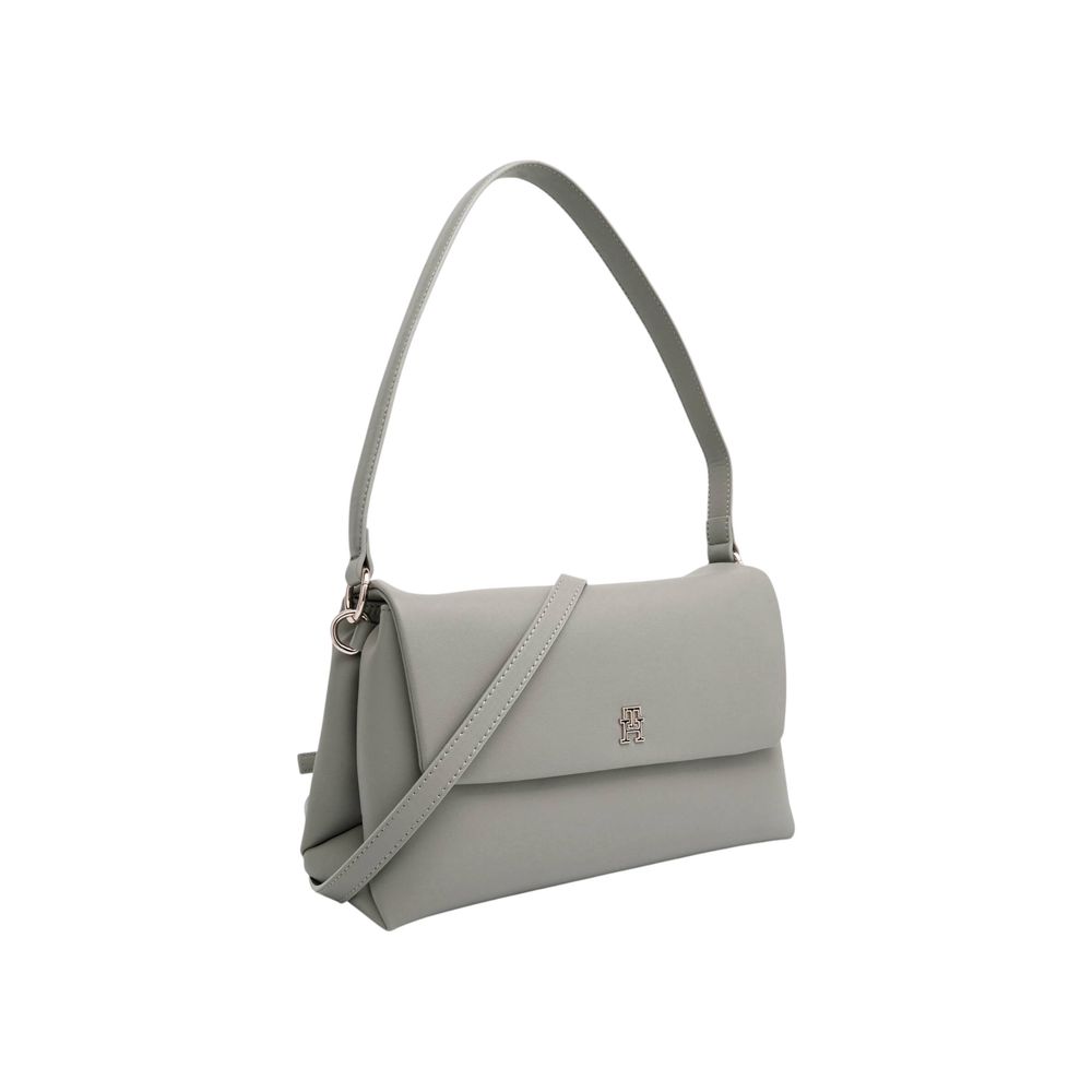 Tommy Hilfiger Gray Polyester Handbag