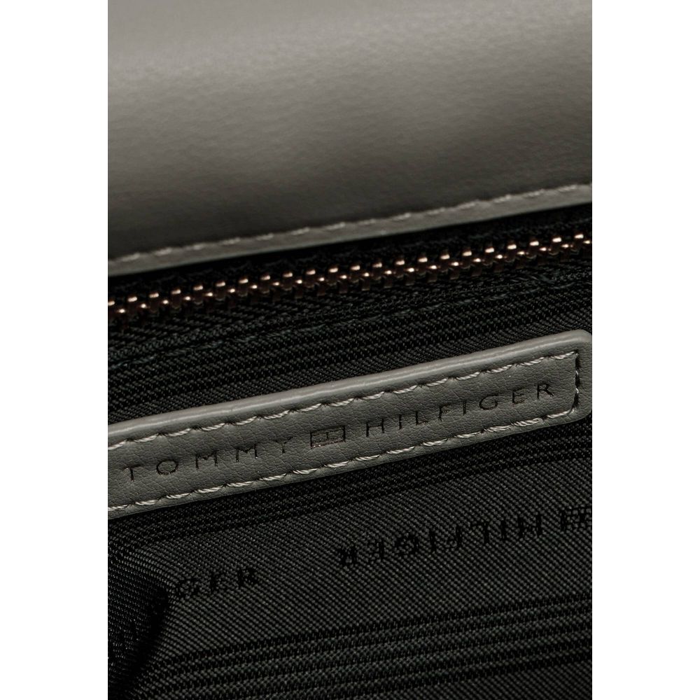 Tommy Hilfiger Gray Polyester Handbag