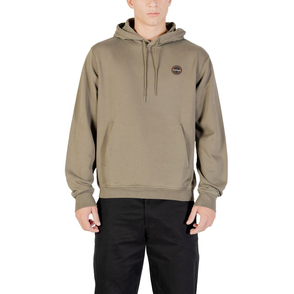 Napapijri Bicolor Cotton Hoodie