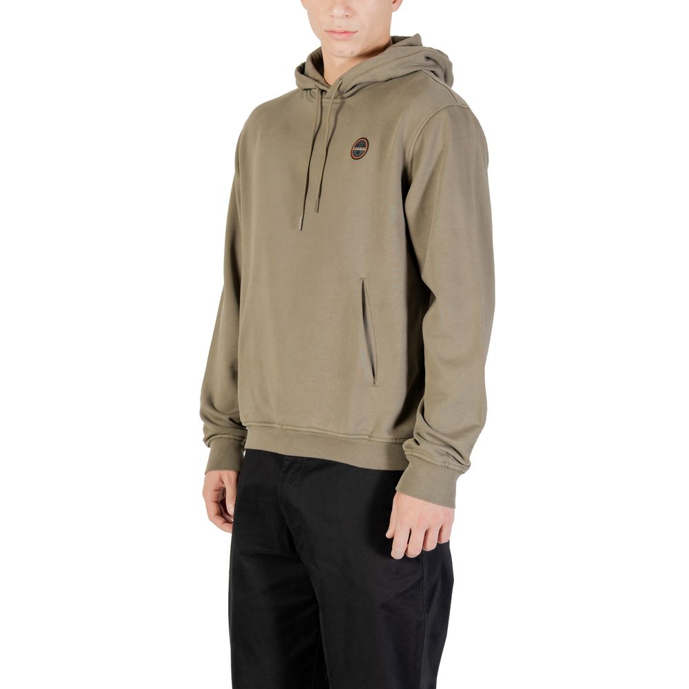 Napapijri Bicolor Cotton Hoodie