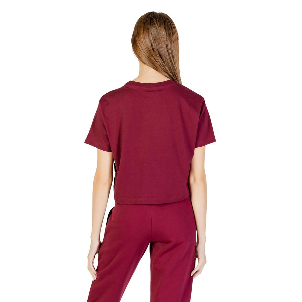 Icon Bordeaux Cotton T-Shirt