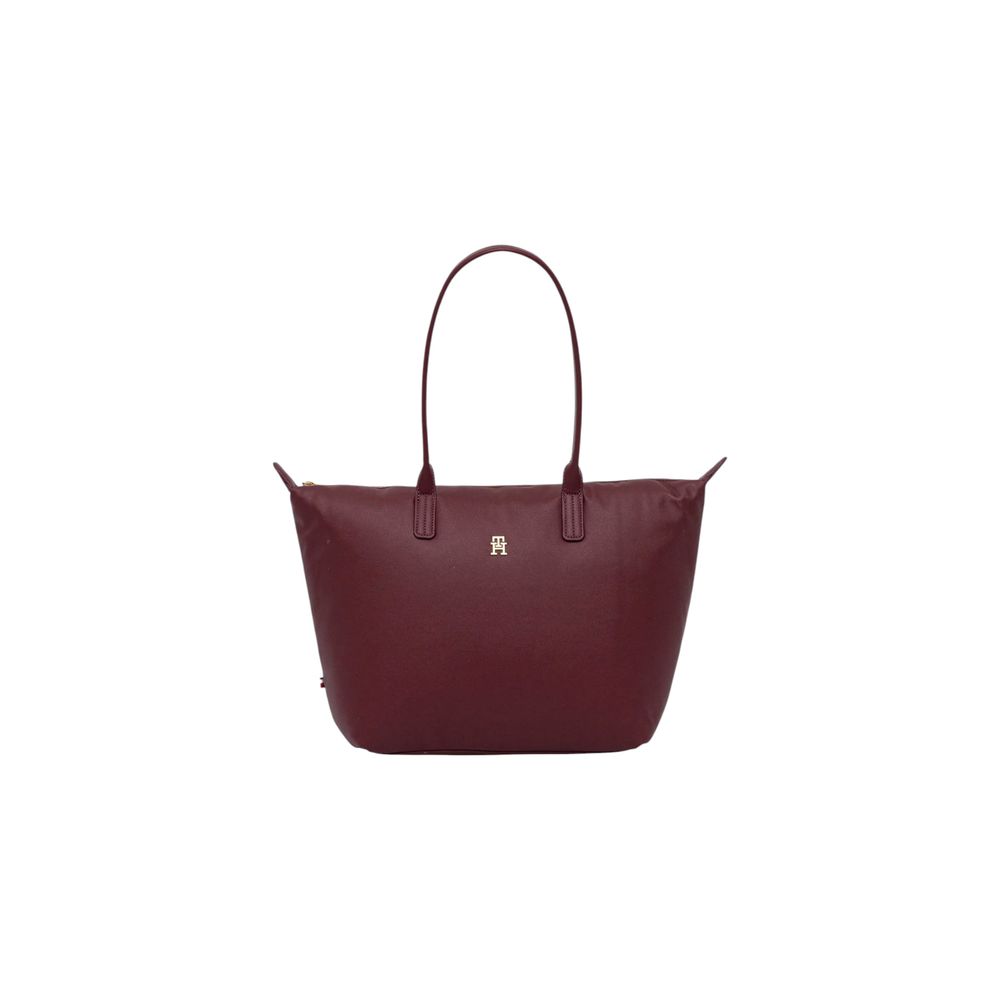 Tommy Hilfiger Bordeaux Recycled Polyester Handbag
