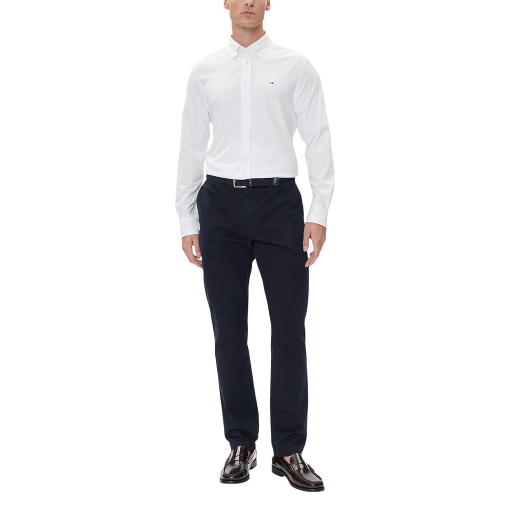 Tommy Hilfiger White Cotton Dress Shirt