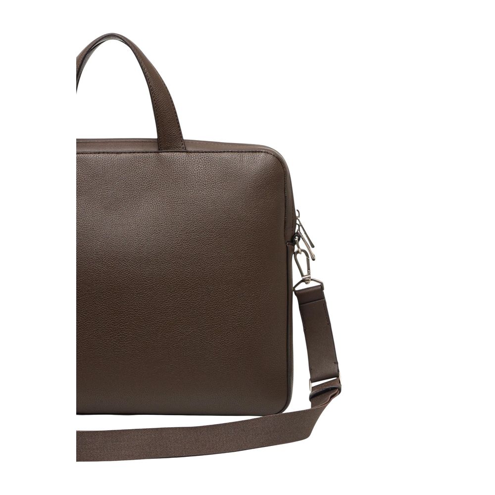Calvin Klein Brown Polyethylene Briefcase