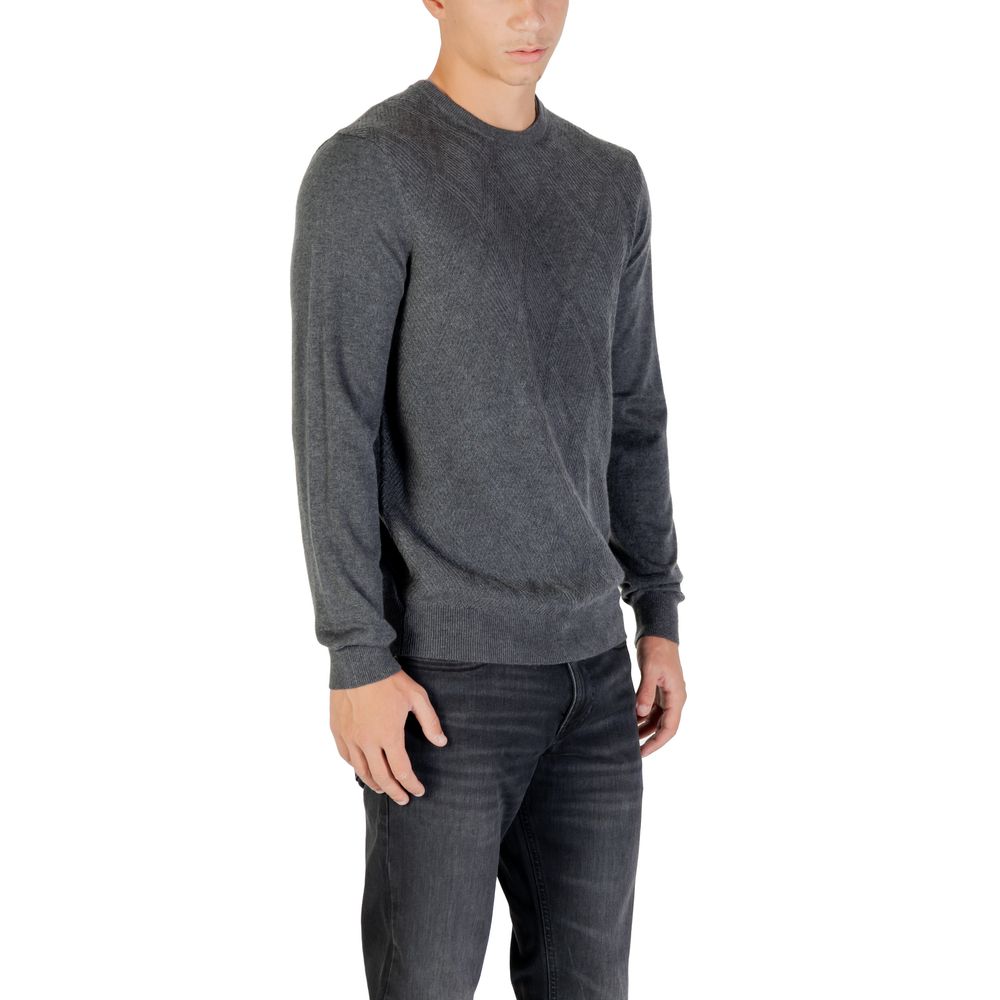 Guess Gray Polyacrylic Sweatshirt