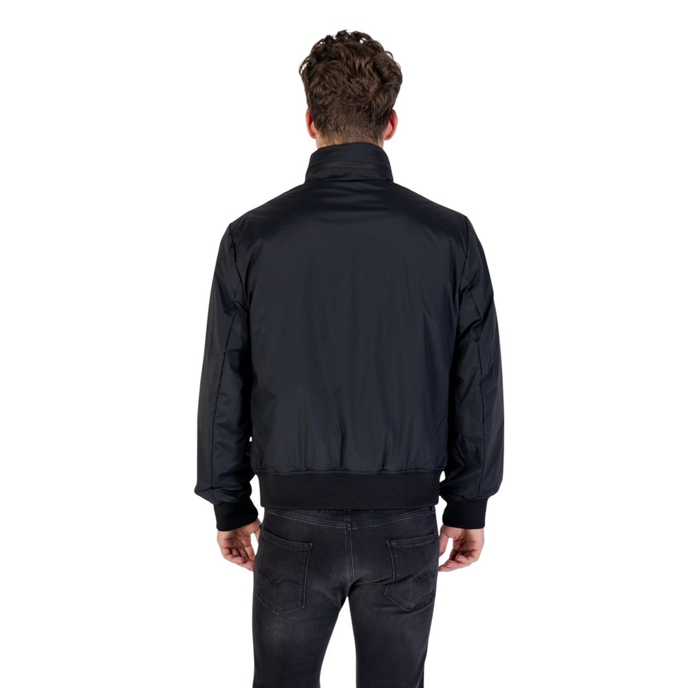 Armani Exchange Black Polyamide Bomber