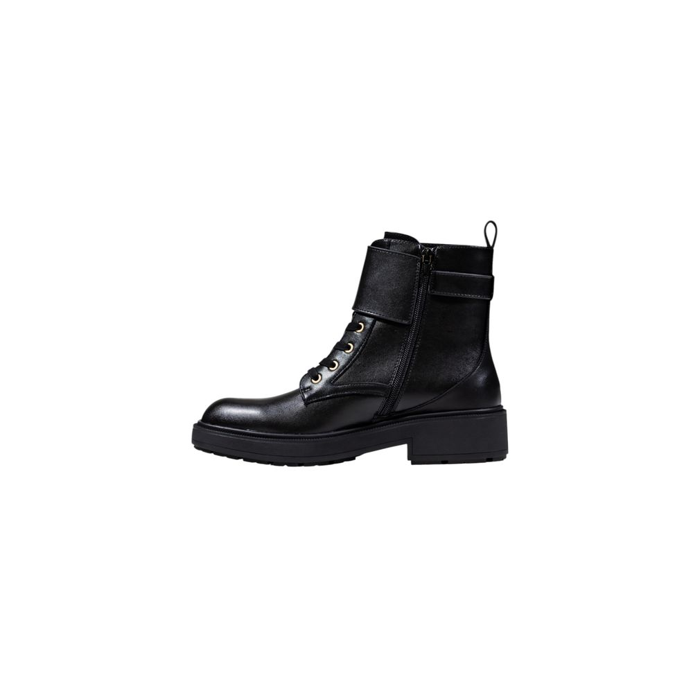 Liu Jo Black Artificial Leather Lace-Up Boots