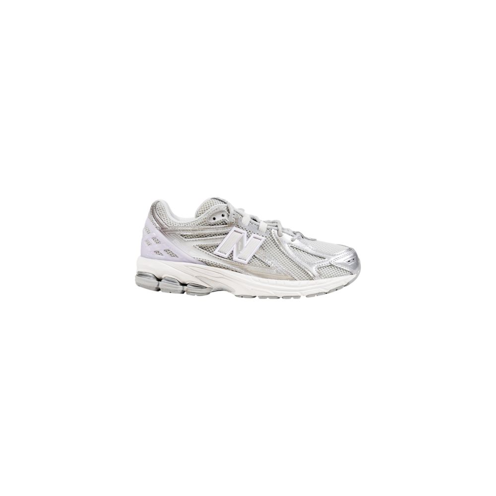New Balance Silver Synthetic Athletic Sneakers
