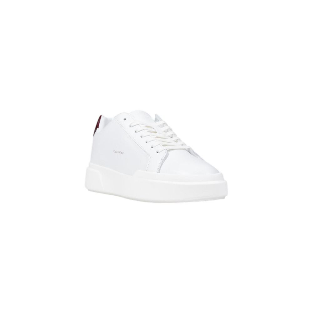 Calvin Klein White Leather Chunky Sneakers