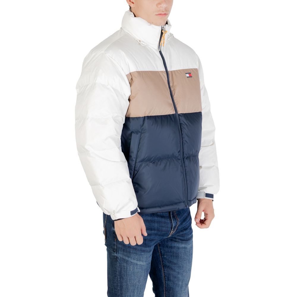 Tommy Hilfiger Jeans Bomber aus recyceltem Polyester in Creme