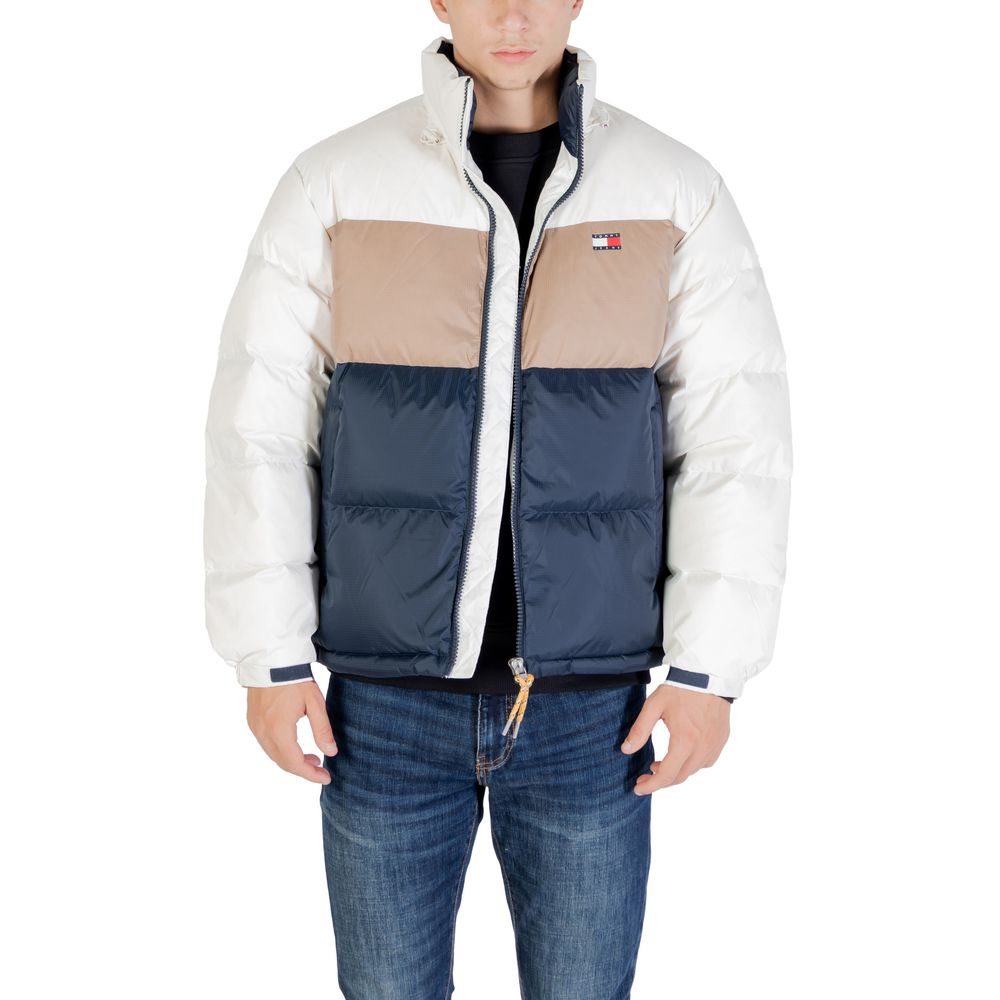 Tommy Hilfiger Jeans Bomber aus recyceltem Polyester in Creme