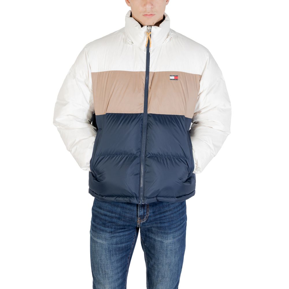 Tommy Hilfiger Jeans Bomber aus recyceltem Polyester in Creme