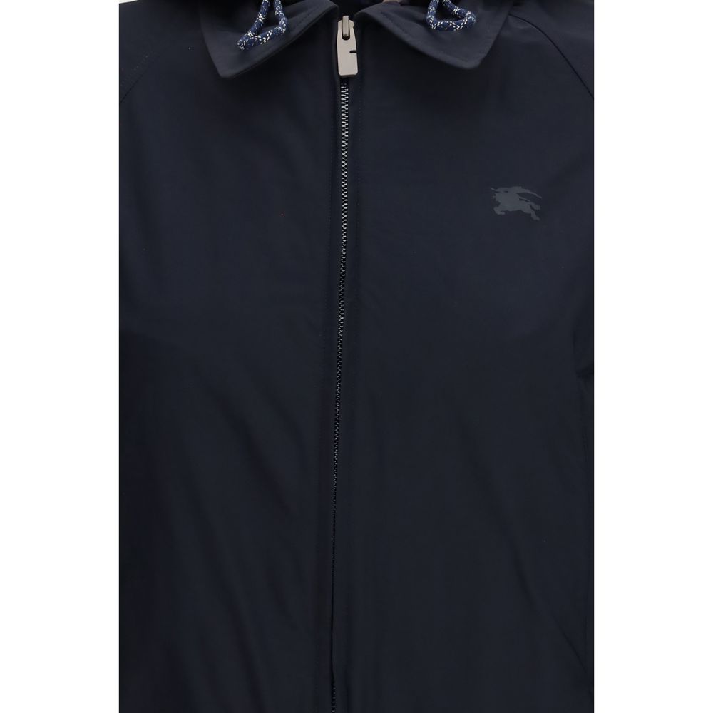 Burberry Blue Polyamide Full-Length Jacket