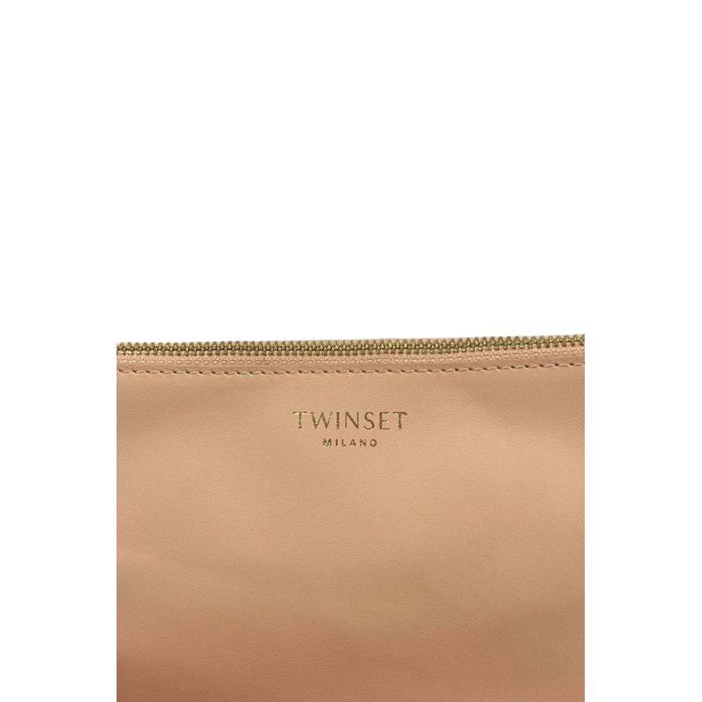 Pochette Twinset en polyuréthane rose pour femme