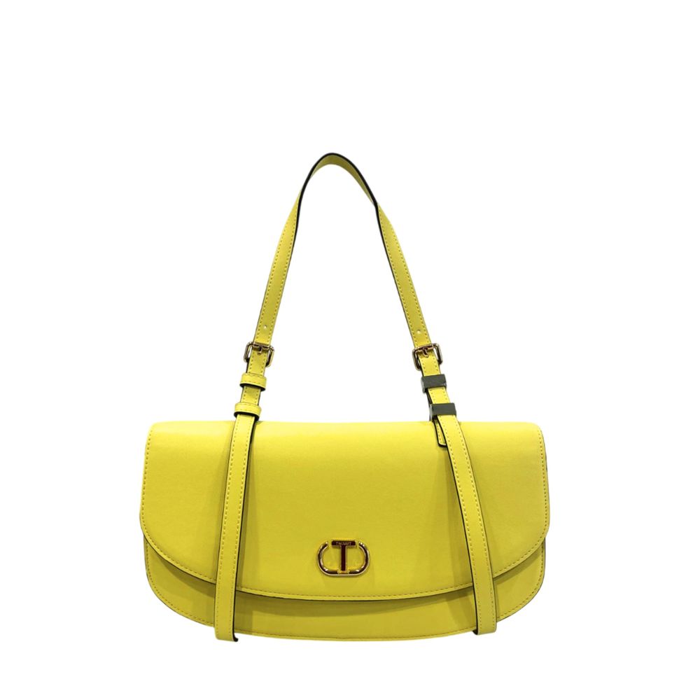 Sac à bandoulière Twinset jaune en polyuréthane pour femme