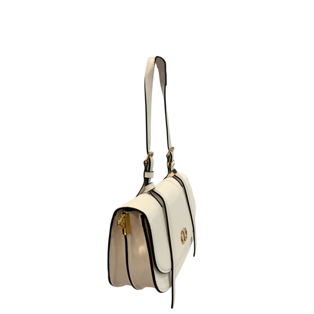 Sac à bandoulière Twinset en PU blanc pour femme