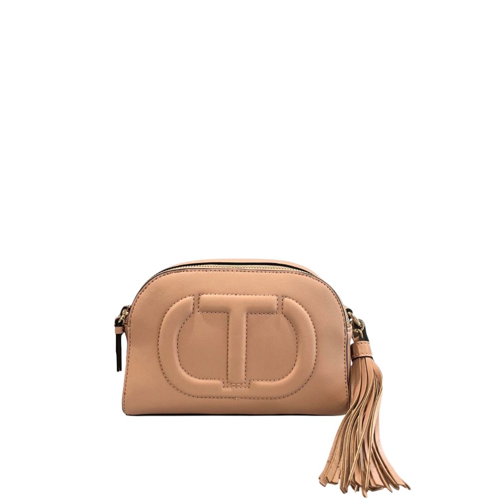 Twinset Sac Bandoulière Femme Rose en Similicuir