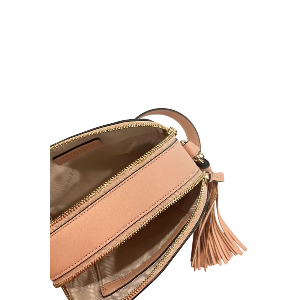 Twinset Rosa Kunstleder Damen Umhängetasche