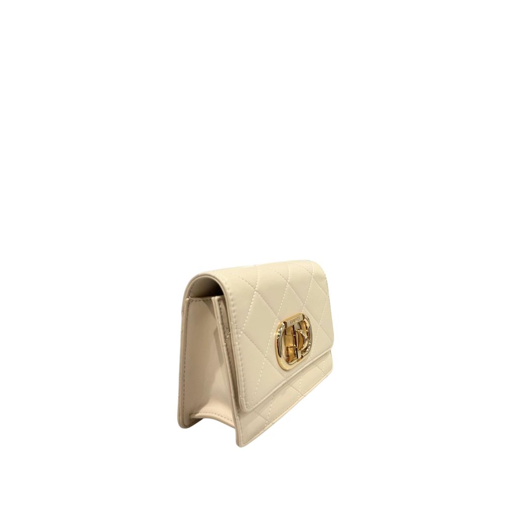 Sac bandoulière Twinset en similicuir beige pour femme