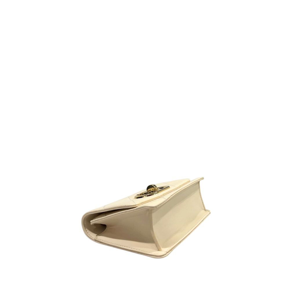 Twinset Damen-Umhängetasche Beige aus PU