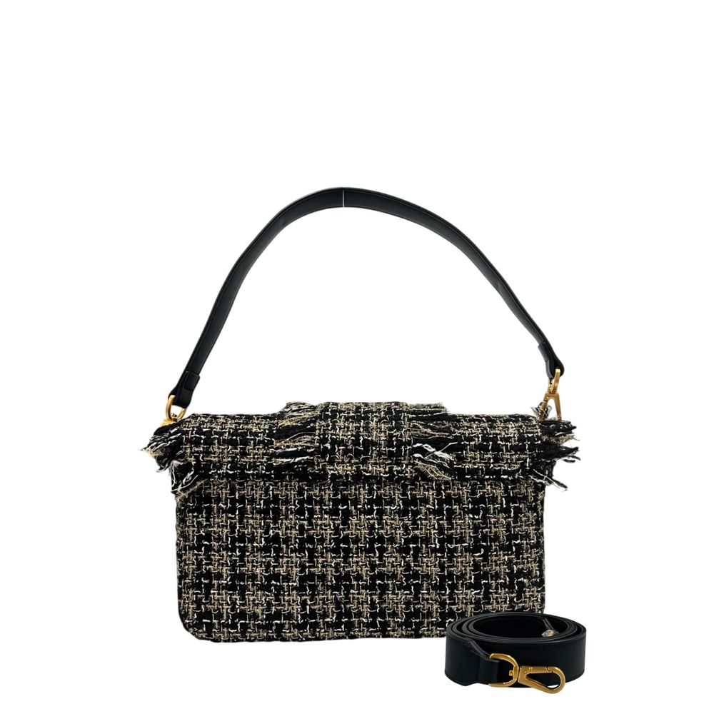 Sac bandoulière Twinset noir en similicuir pour femme