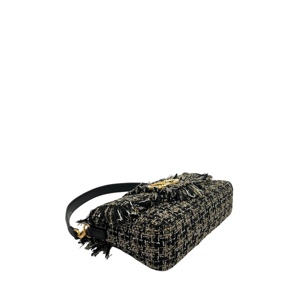 Sac bandoulière Twinset noir en similicuir pour femme