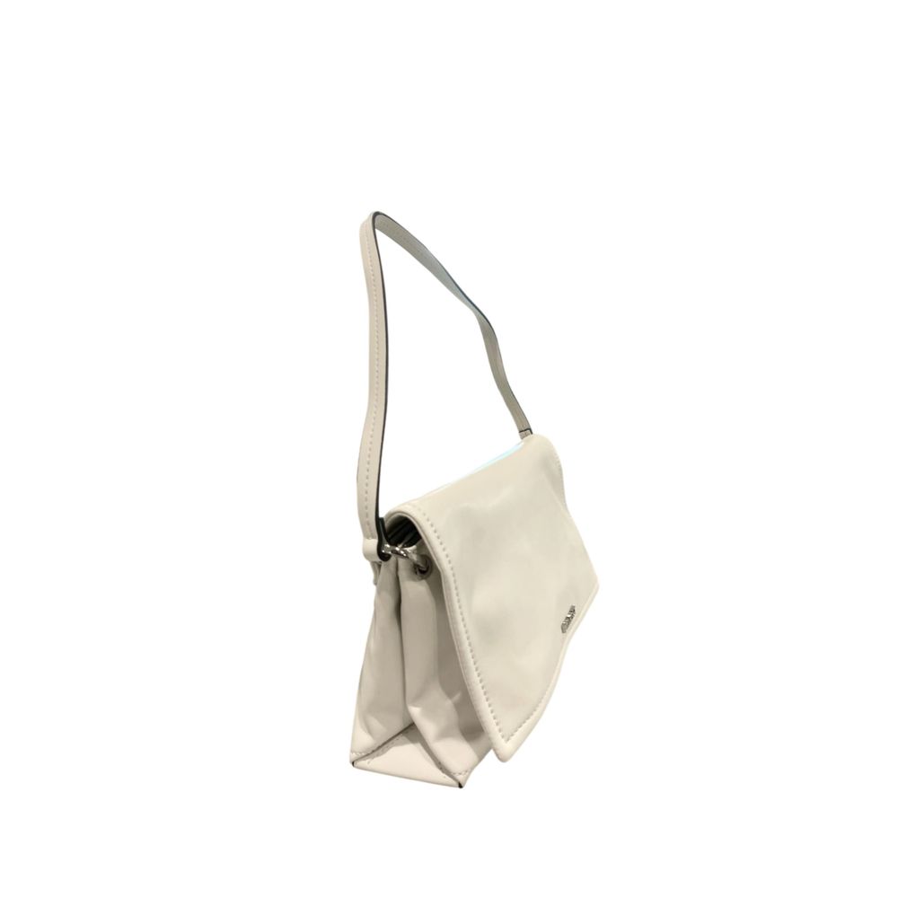 Sac à bandoulière Twinset en PU blanc pour femme