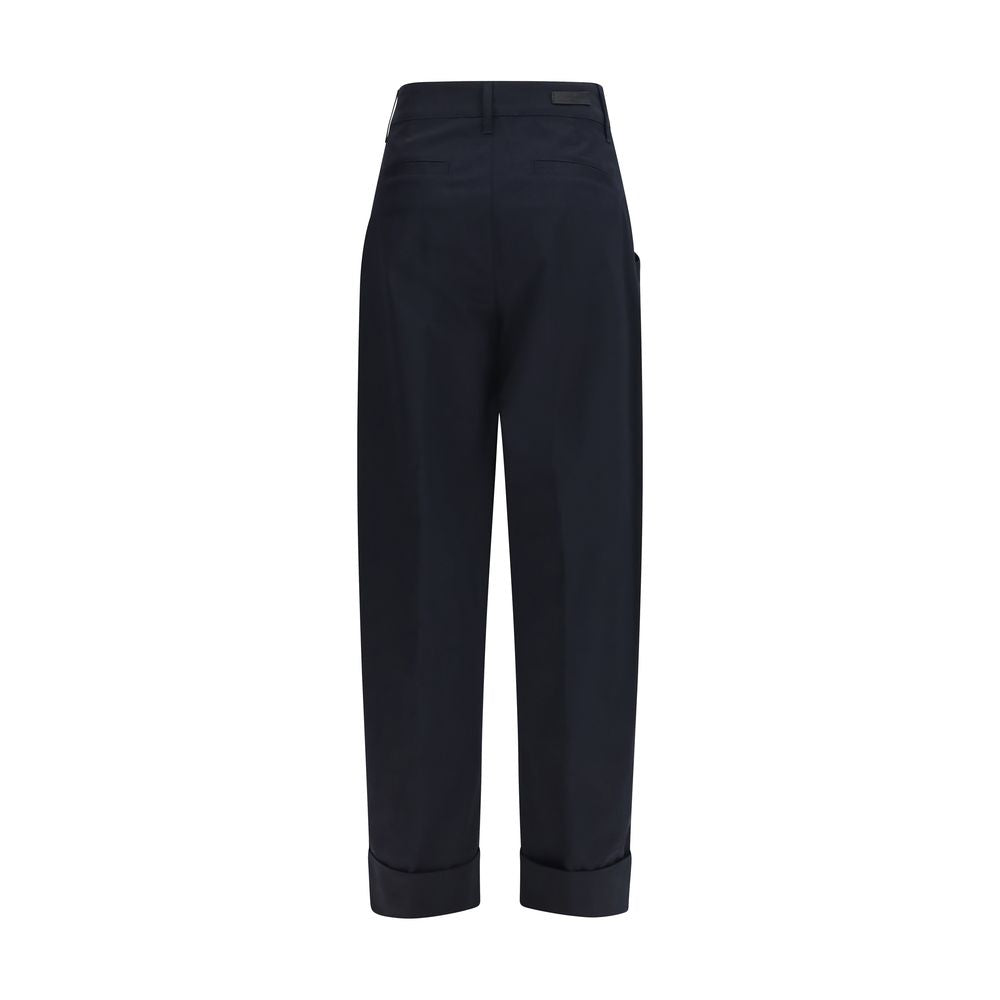 Jacob Cohen Blue Cotton Casual Pants