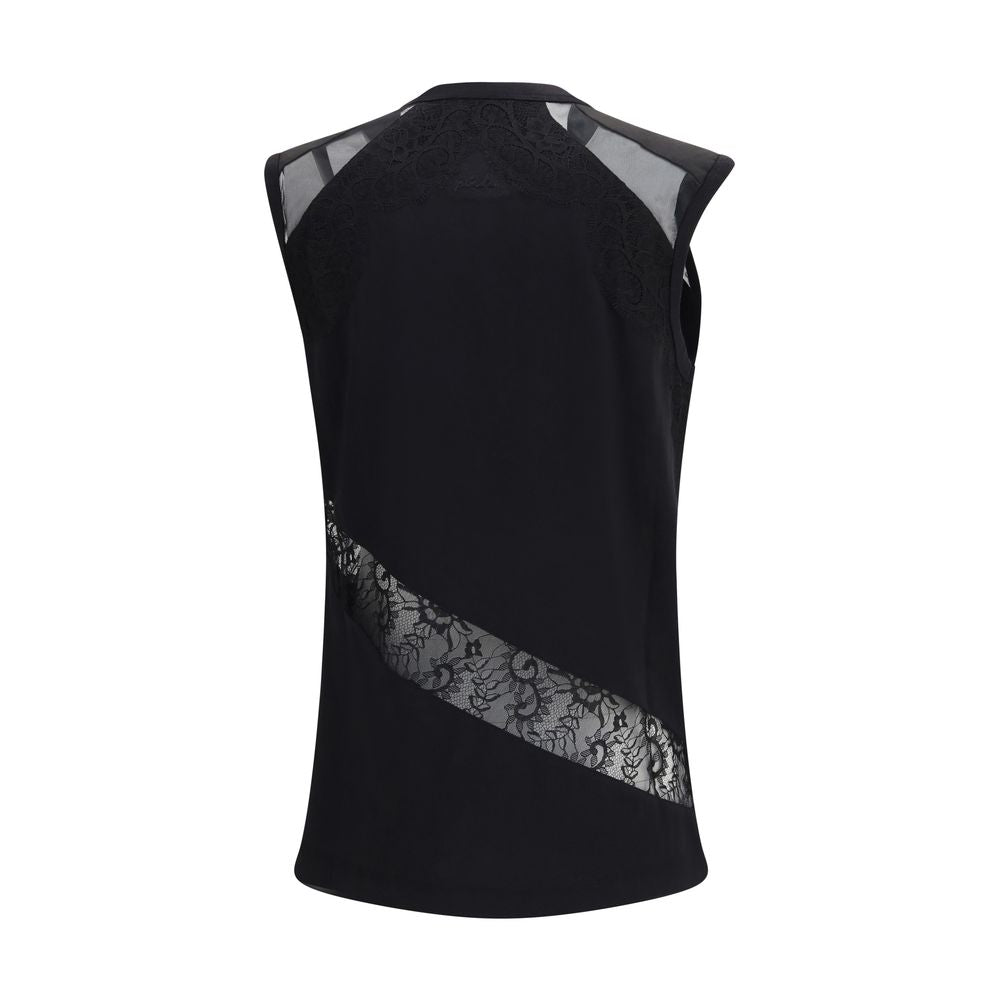 PINKO Black Cotton Top