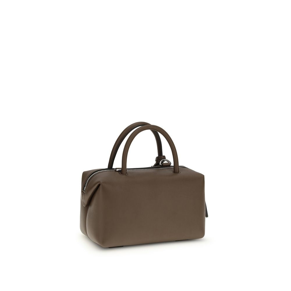 Max Mara braune Kalbsleder Bos Taurus Handtasche