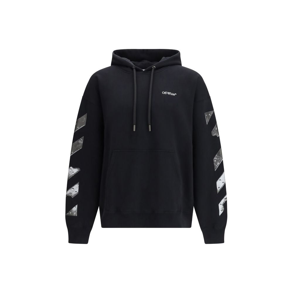 Off-White Black Cotton Sweatshirt