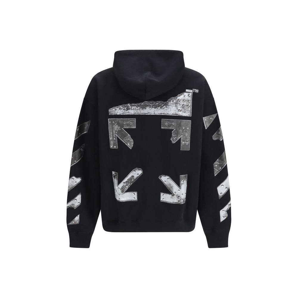 Off-White Black Cotton Sweatshirt