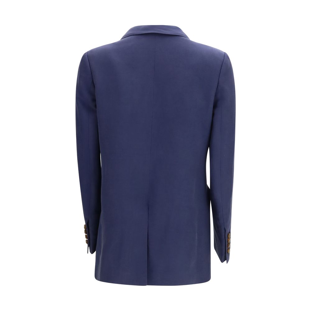 Blazé Milano Blue Linen Blazer