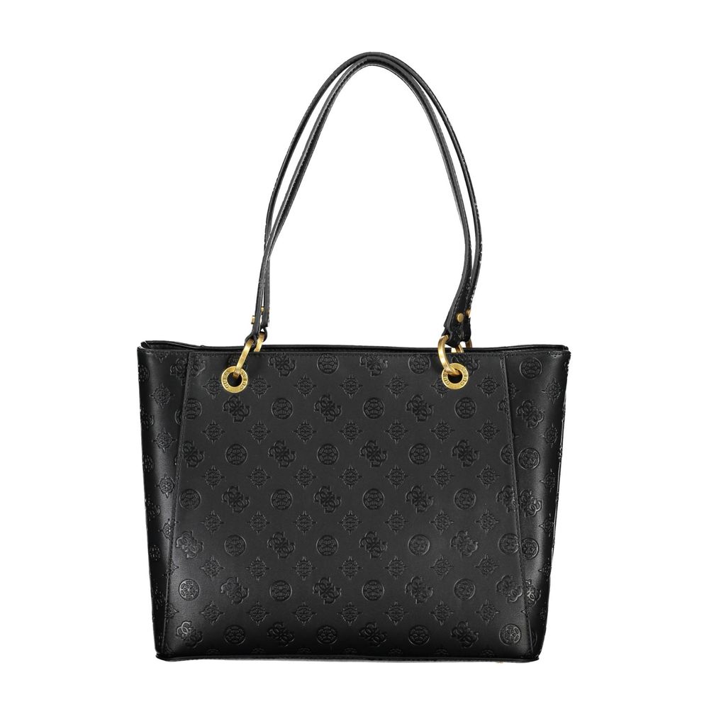 Guess Jeans Black Polyurethane Women Handbag