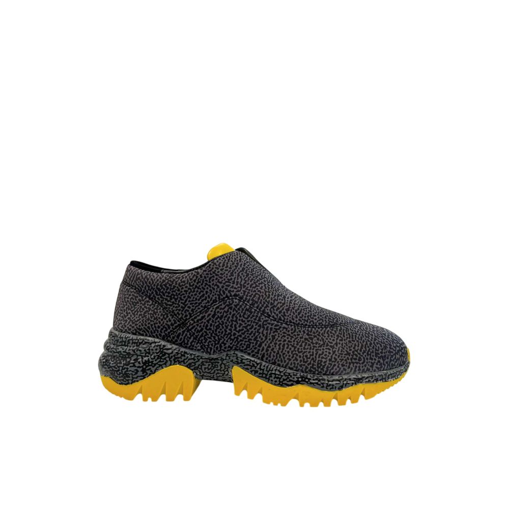 Borbonese Black Leather Women Sneaker