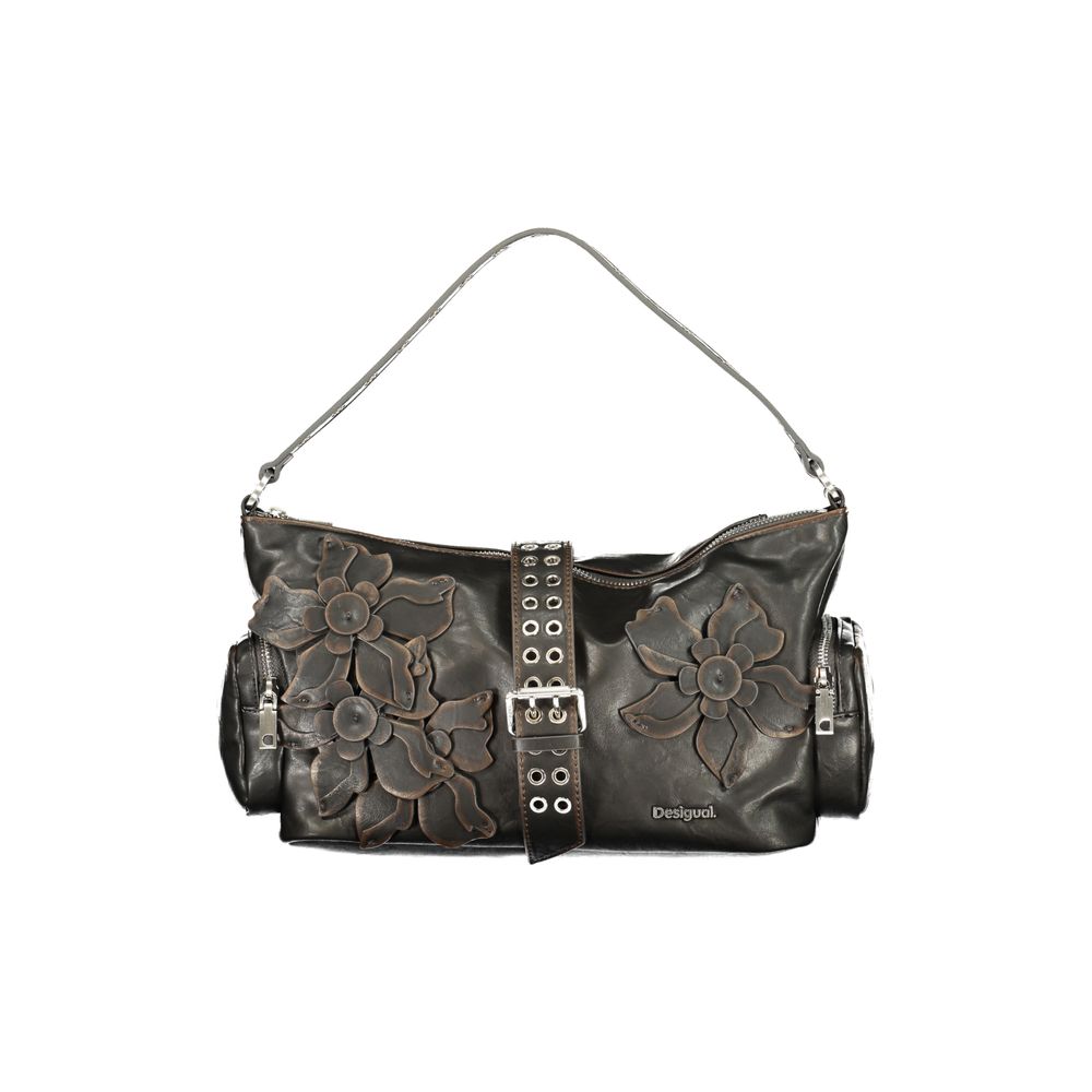 Desigual Marrone Polyurethan Damen Handtasche