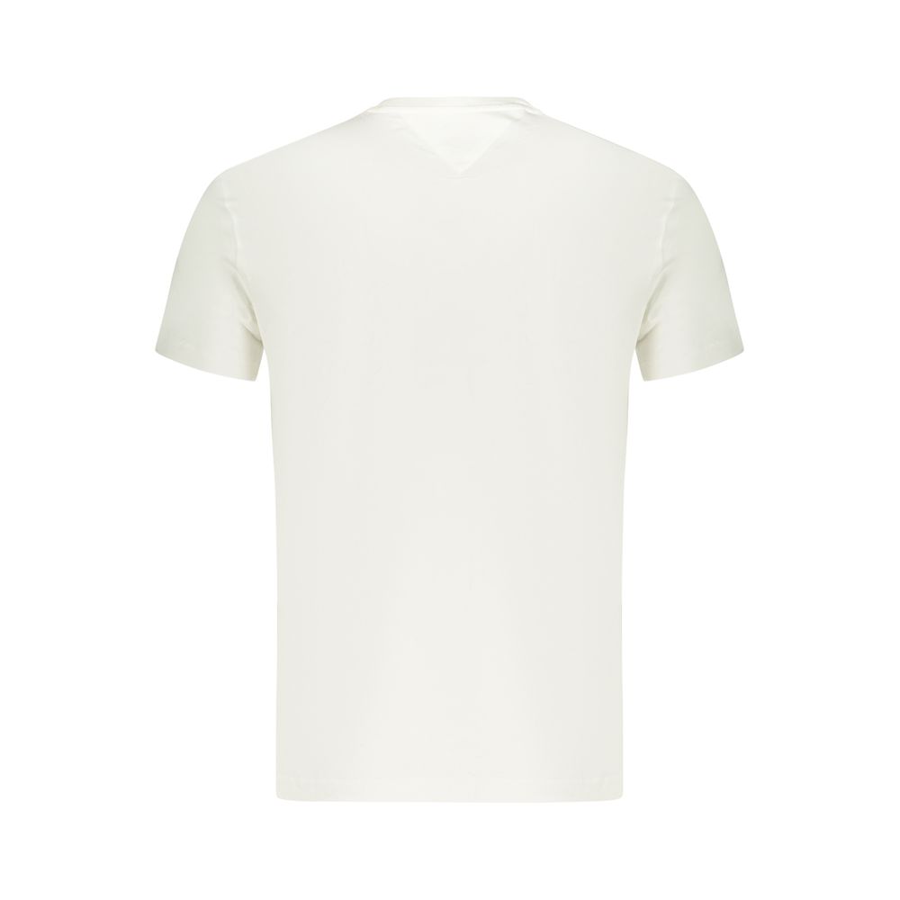 Tommy Hilfiger Herren T-Shirt aus weißer Baumwolle