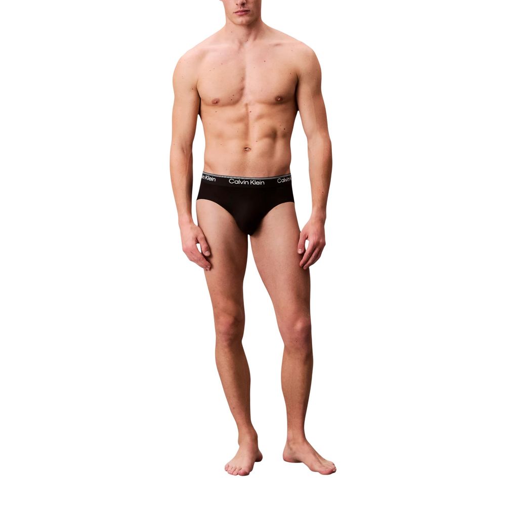 Calvin Klein Underwear Slips aus recyceltem Polyester in Schwarz