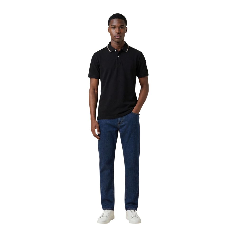 Colmar Originals Schwarzes Baumwoll-Poloshirt